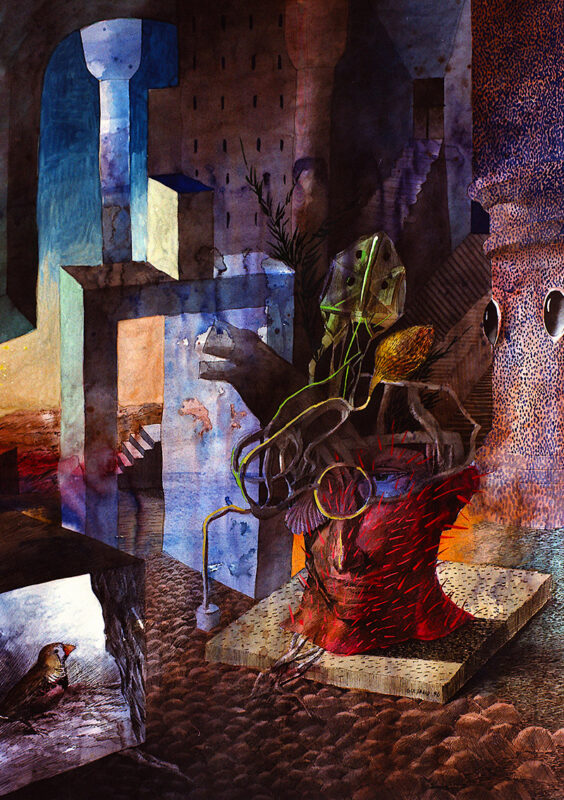 1996_Conversation_with_Bird_in_Cube_thumbnail