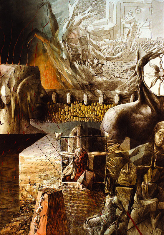 1996_Landscape_with_People_Climbing_Tower_thumbnail